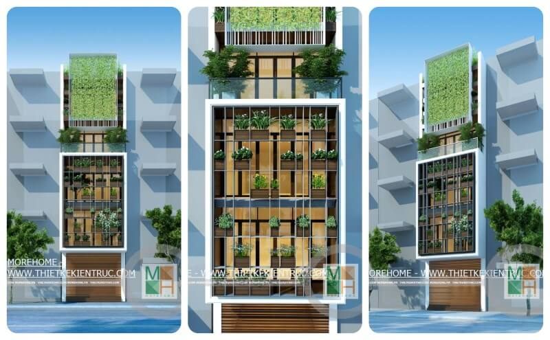 Mẫu thiết kế nhà phố 3 tầng kiến trúc hiện đại ở Xuân La, Tây Hồ, Hà Nội