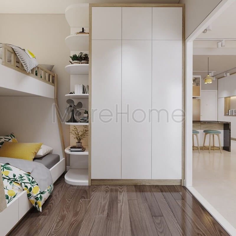 Tủ quần áo đẹp cho ngủ chung cư, nhà phố giúp tiết kệm diện tích không gian và được sử dụng phổ biến
