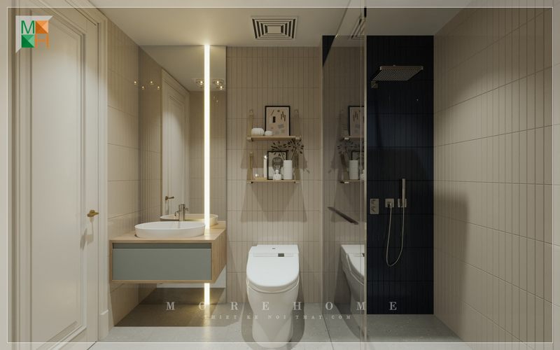 Thiết kế phòng tắm nhỏ gọn xinh xắn với đầy đủ nội thất tiện nghi cho chung cư, nhà phố, biệt thự