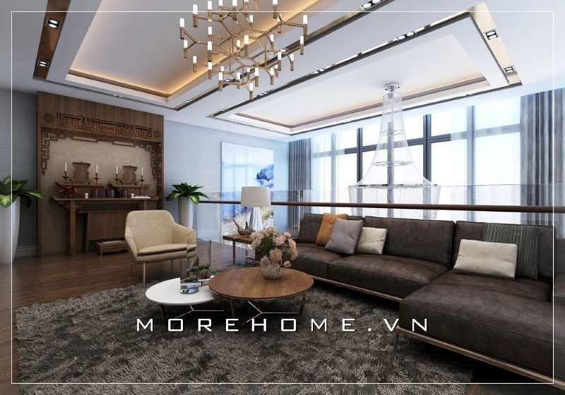 Bộ ghế sofa đóng vai trò là điểm nhấn giúp không gian của phòng khách trở nên sang trọng, ấn tượng hơn trong mắt người nhìn.