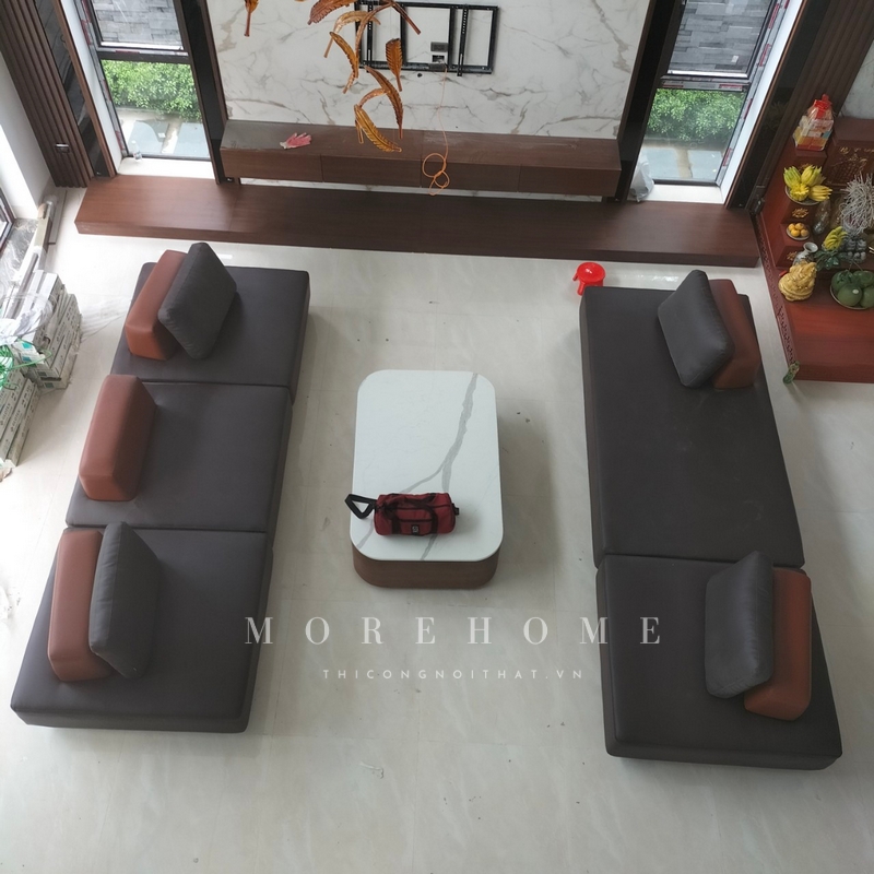 Thi công nội thất phòng khách nhà phố, biệt thự khoảng không gian đón tiếp khách chu đáo, thể hiện vẻ đẹp của ngôi nhà cũng như sở thích cá tính của gia chủ.