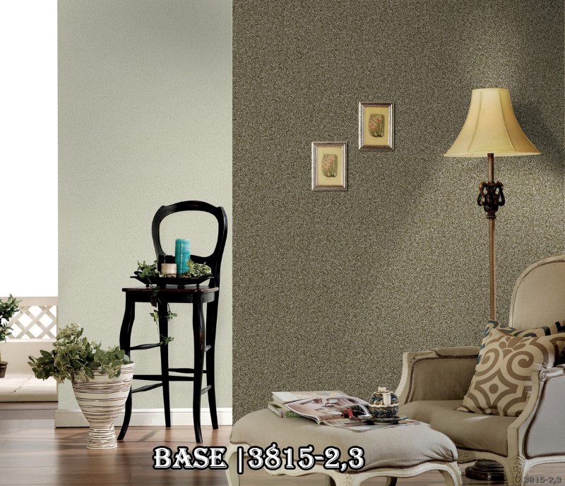 Một không hian hiện đại và nghệ thuật với sự kết hợp của 2 mẫu giấy dán tường giả đá 3815-2 vaf-3.