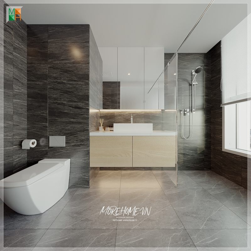 Tủ lavabo được sử dụng làm nơi bảo quản các món đồ dùng cần thiết trong nhà tắm như sữa tắm, sữa rửa mặt, khăn tắm.