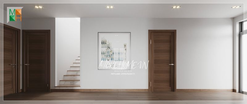 Cửa gỗ sở hữu vẻ ngoài đơn giản song lại rất an toàn và tiện nghi. Nó góp phầ giúp không gian trở nên sang trọng và ấn tượng.